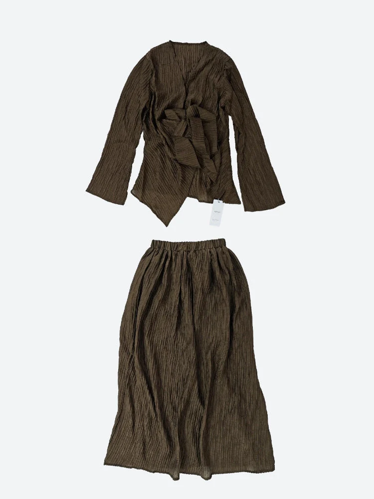 Blouse & Skirt Two Piece Set - Image 8