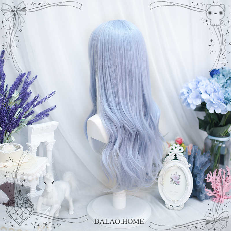 Blue Butterfly Curly Wig - Image 2
