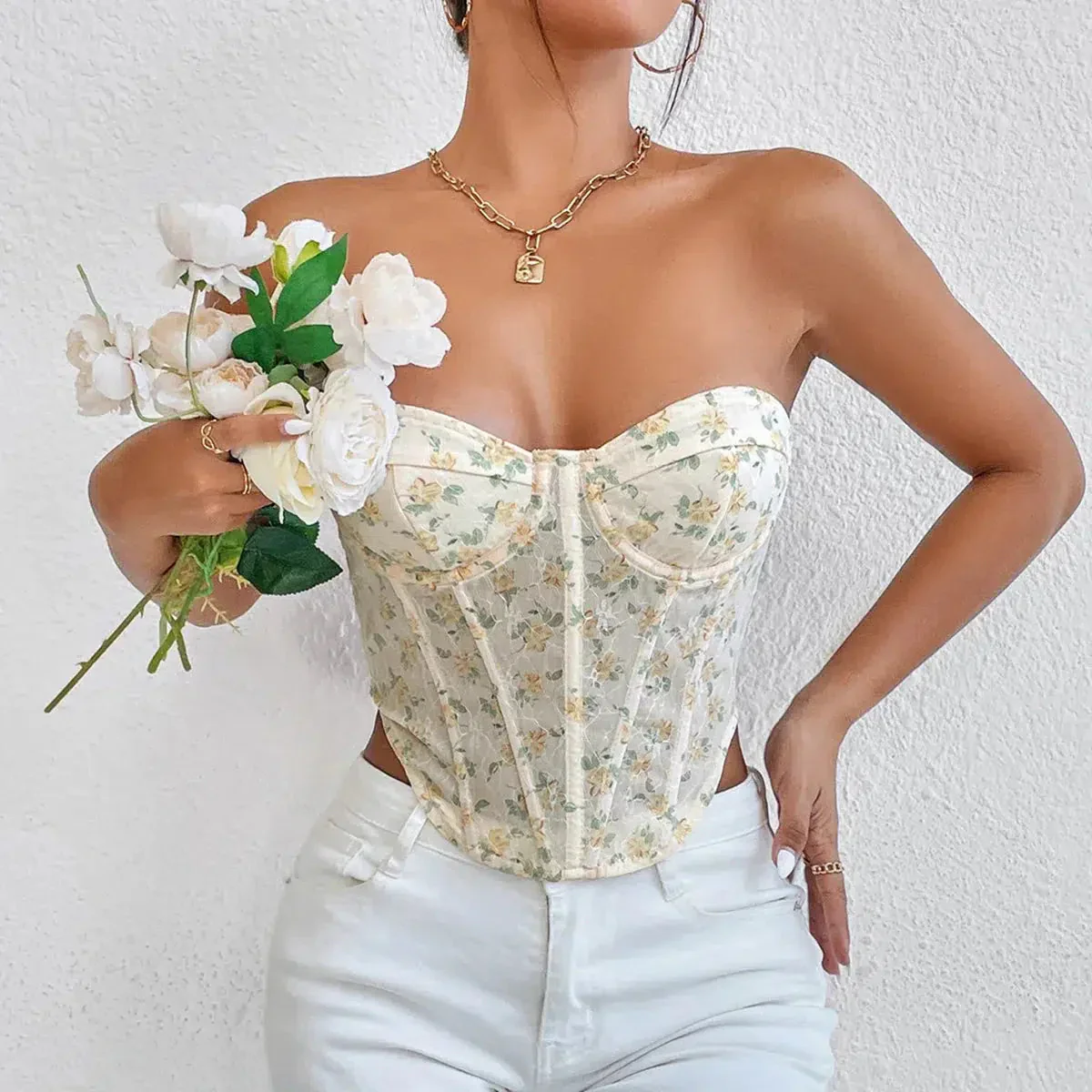 Blue Corset Top - Image 3