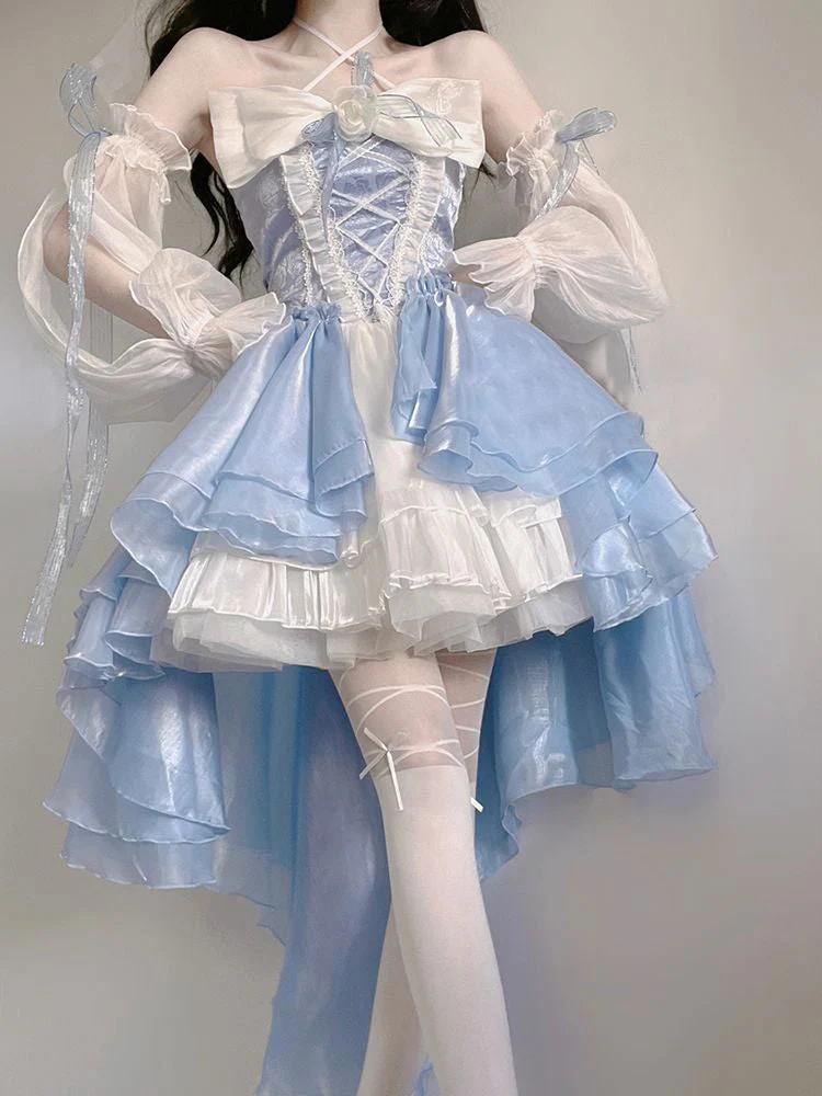 Blue Fairy Princess Dress - Image 2