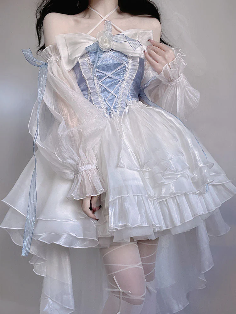 Blue Fairy Princess Dress - Image 3