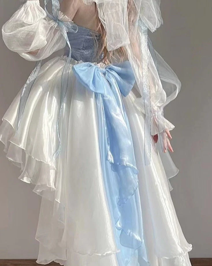 Blue Fairy Princess Dress - Image 4