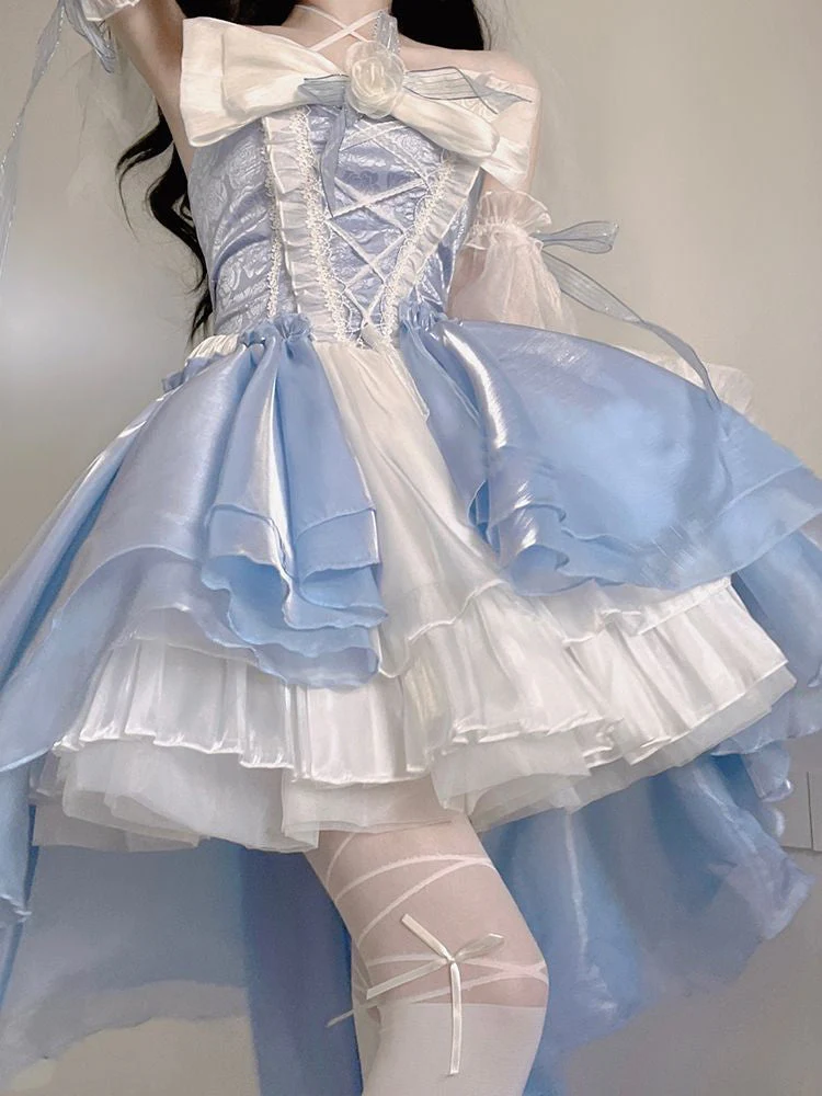 Blue Fairy Princess Dress - Image 6