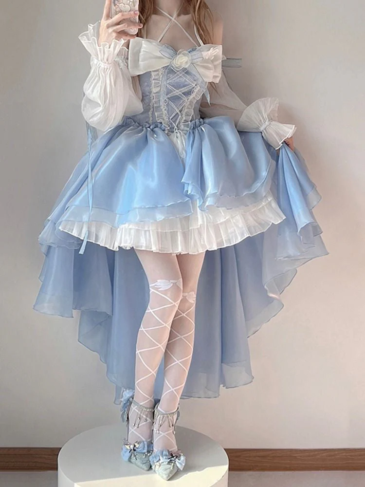 Blue Fairy Princess Dress - Image 7
