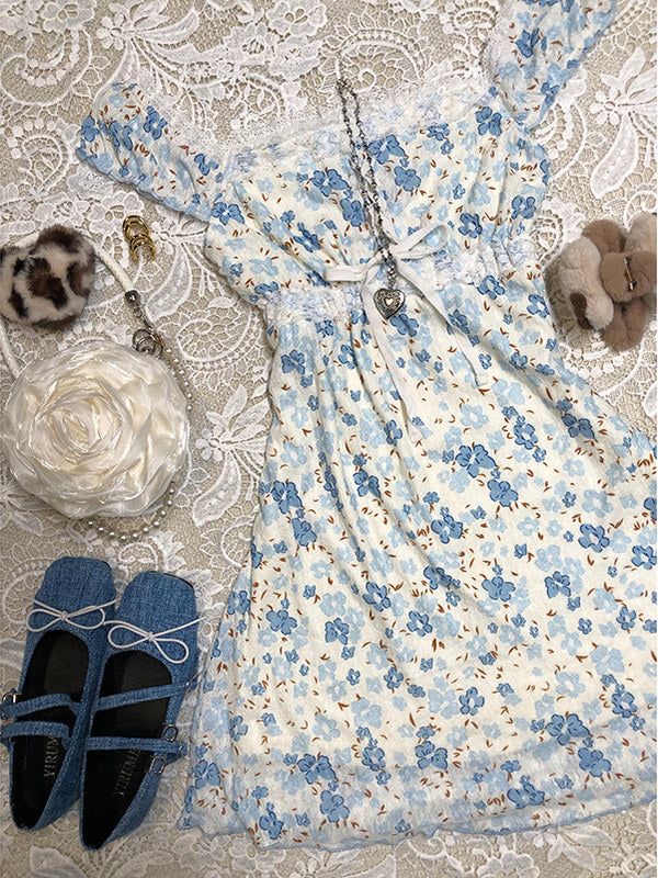 blue floral dress - Image 5