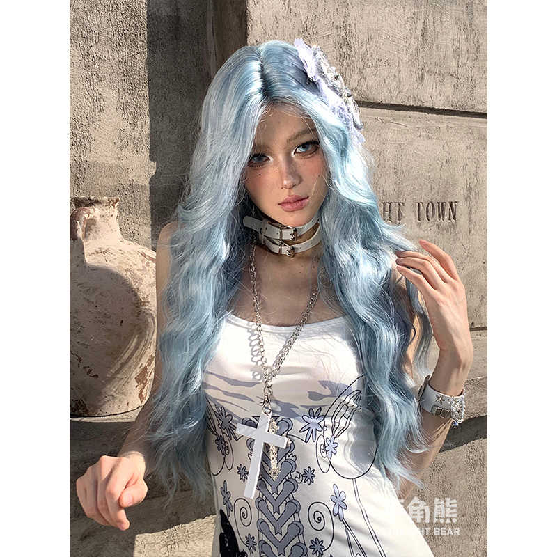 Blue Lace-feel JK Wig - Image 3