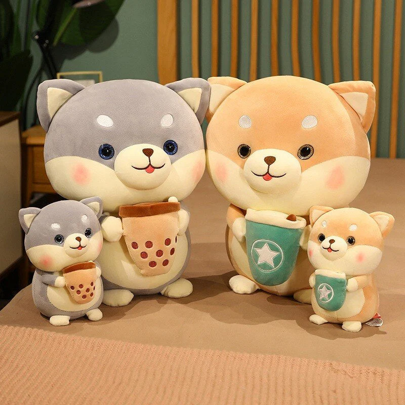 Boba Tea Shiba Inu Plush - Image 2