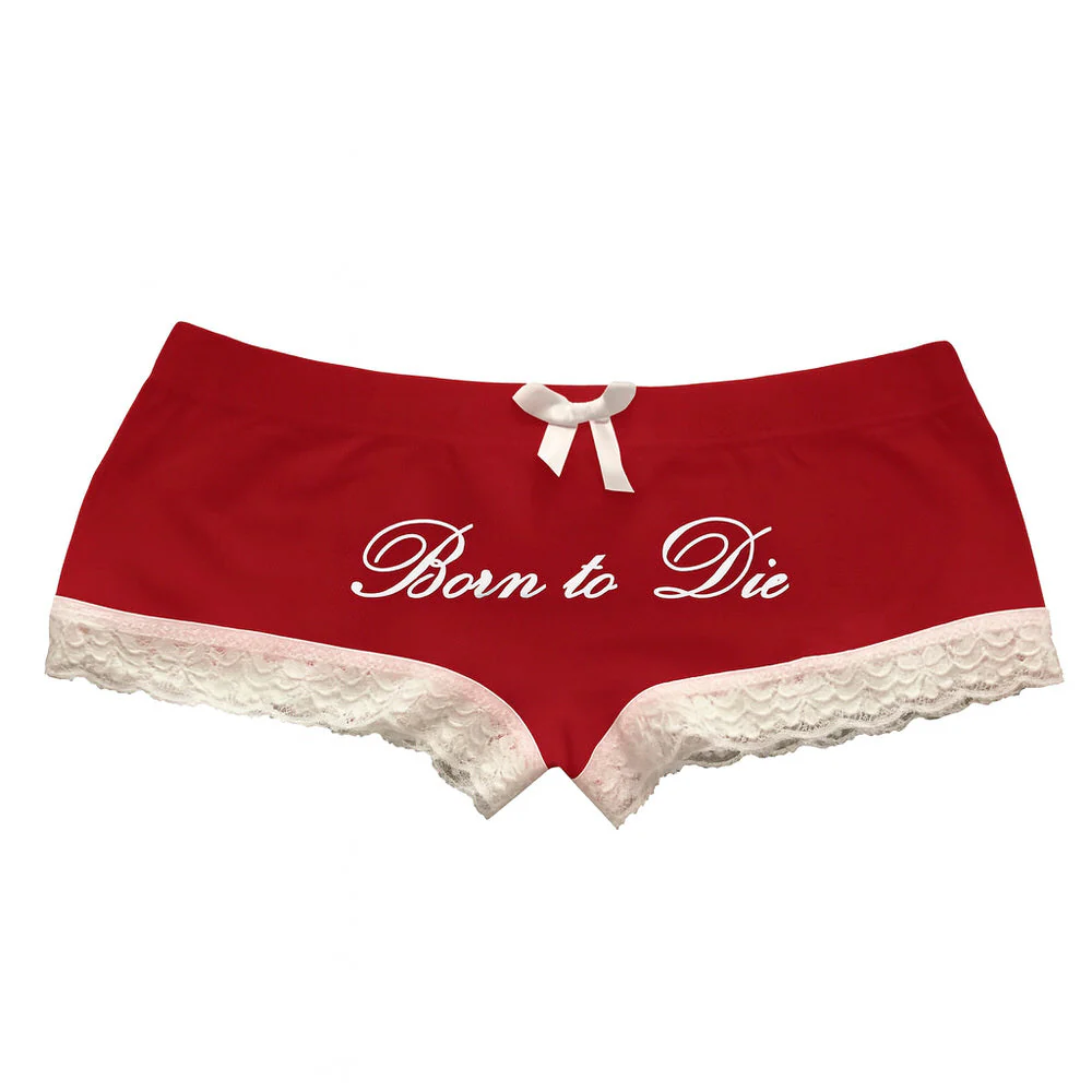 Born to Die Lace Micro Shorts - Image 3