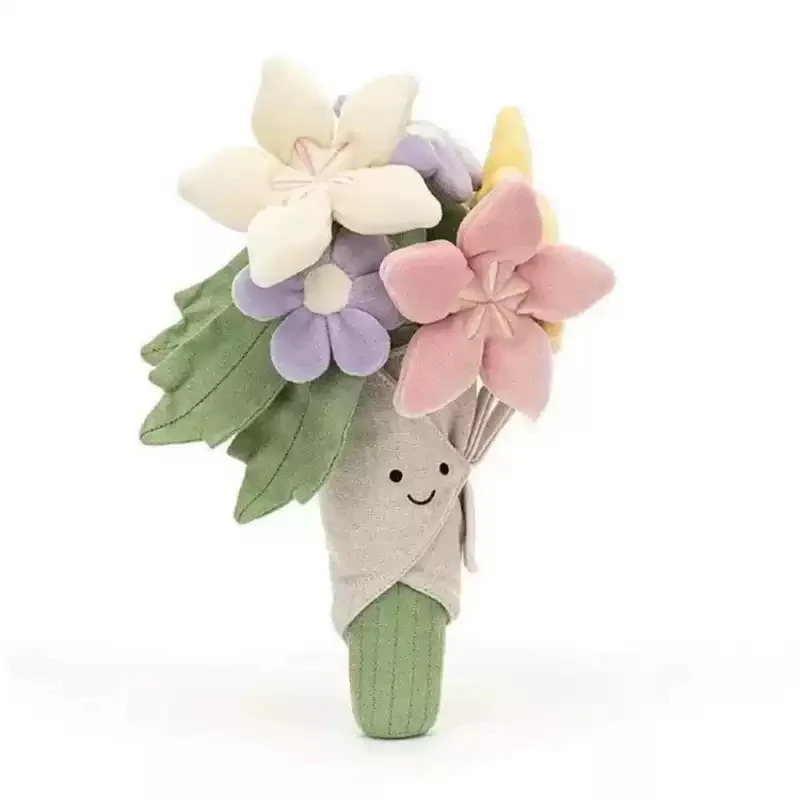 Bouquet Doll Holding Flowers - Image 4