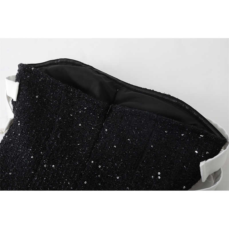 Bow Banquet Evening Dark Coquette Dress - Image 3