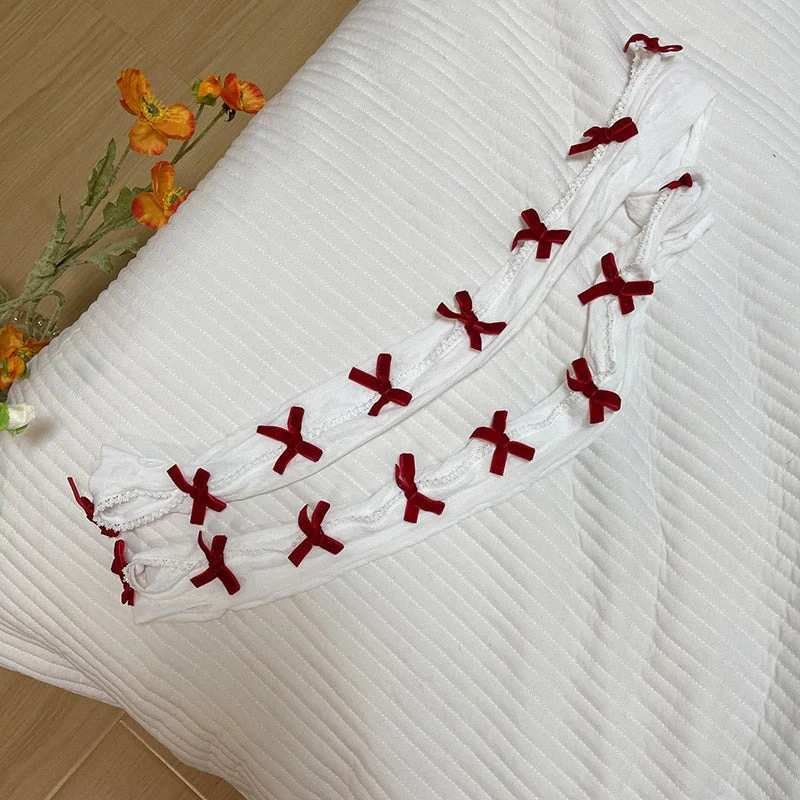 Bow Lace Gloves - Image 6