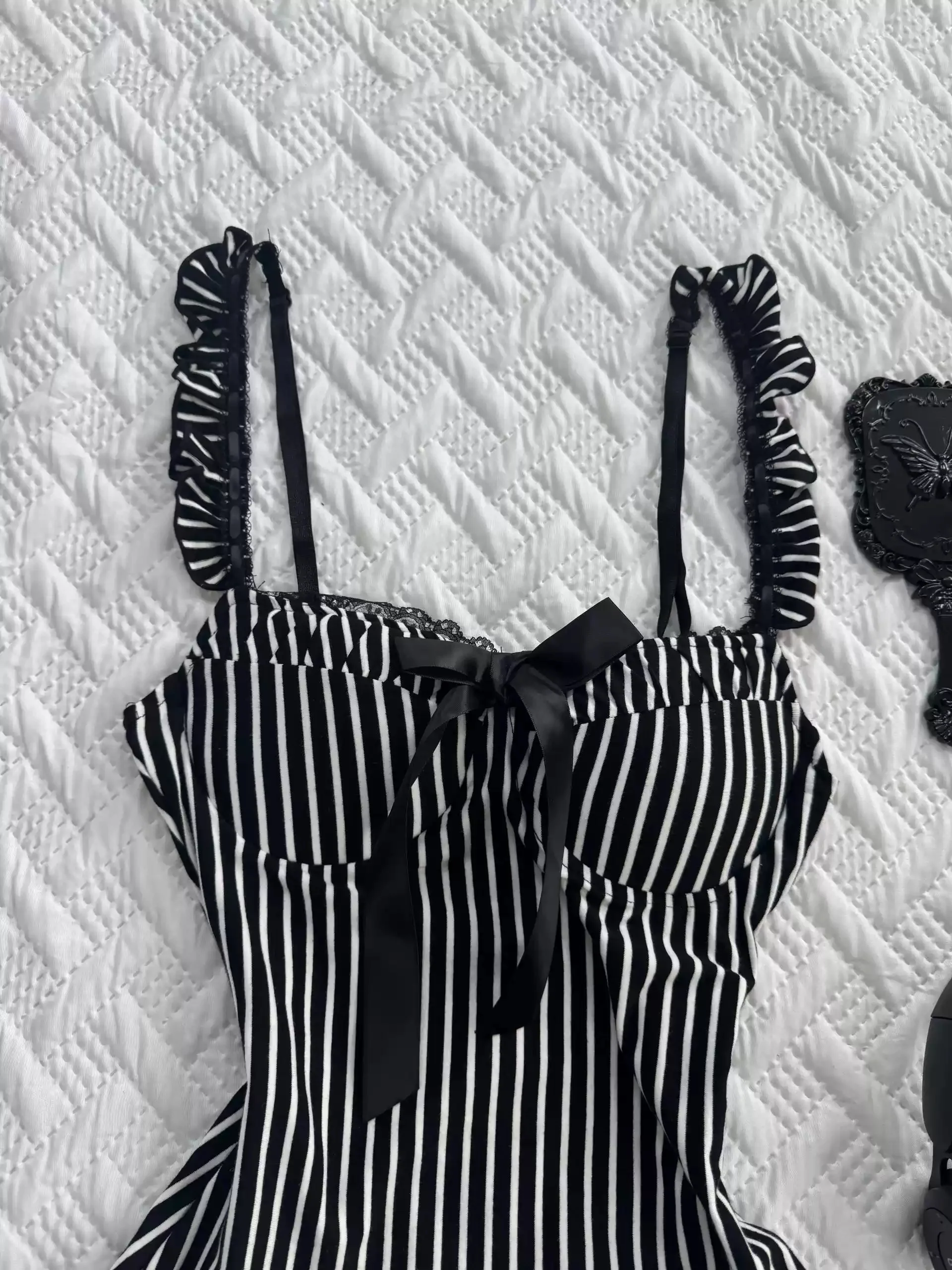 Bow lace patchwork top - Image 2