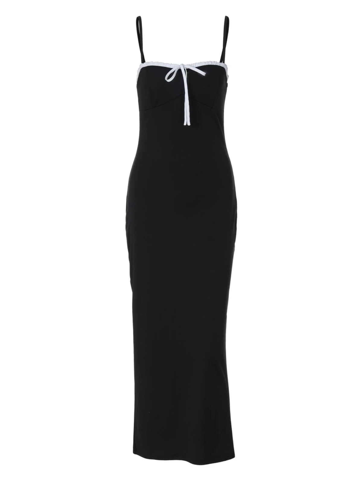 Bow Lace Suspender Dark Coquette Dress - Image 5