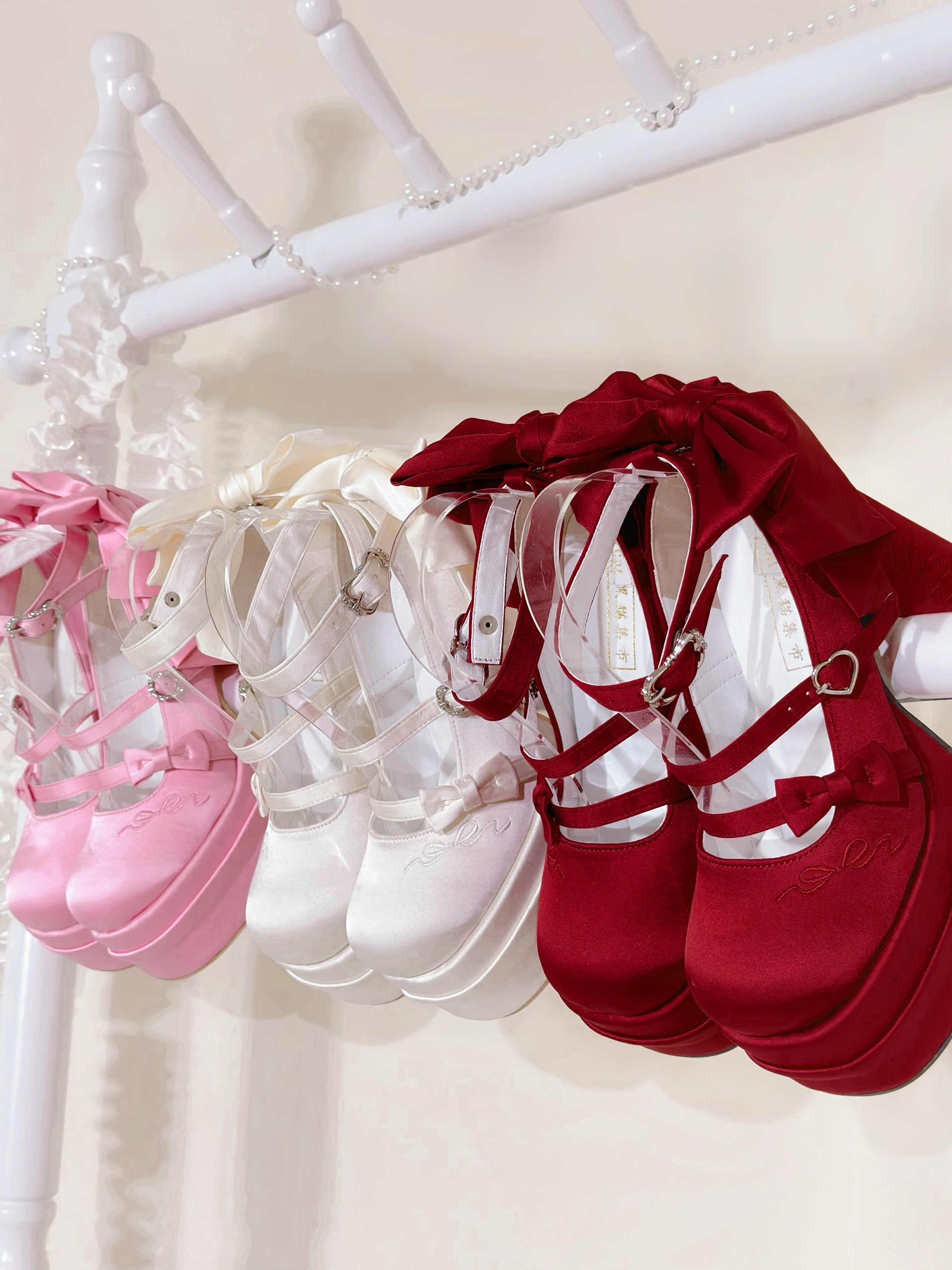 Bow Lolita Platform Shoes - Image 4