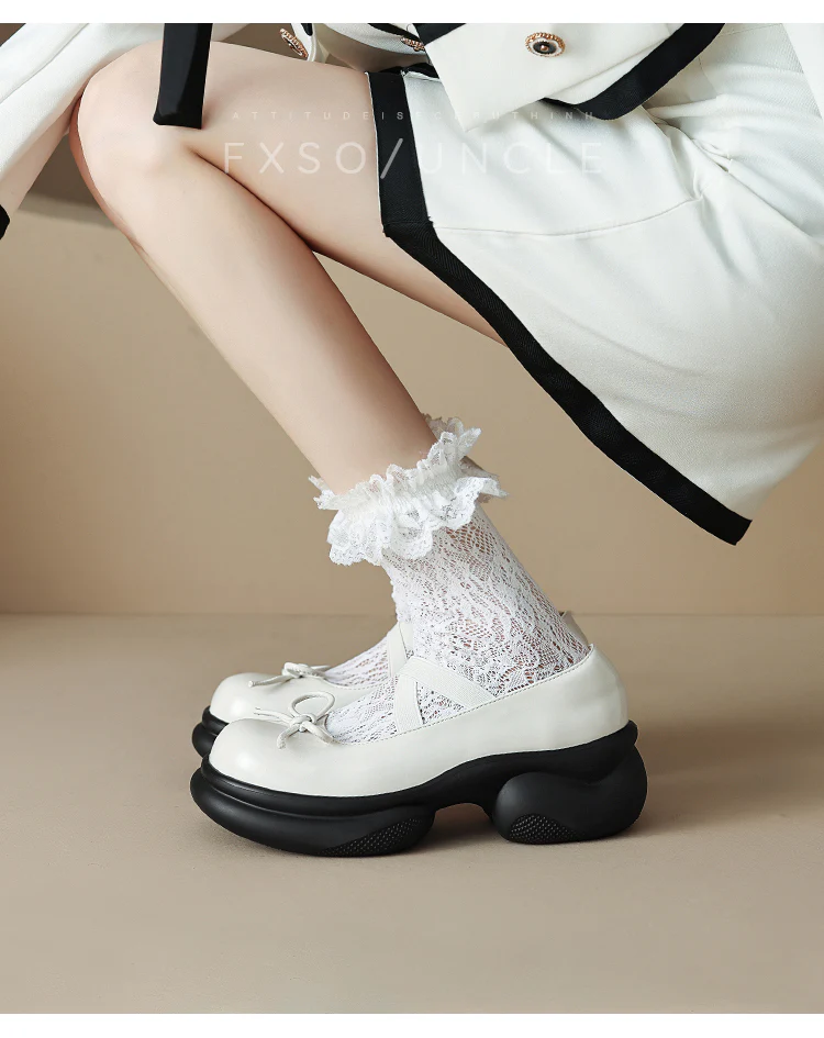 Bow Mary Jane Coquette Shoes - Image 6