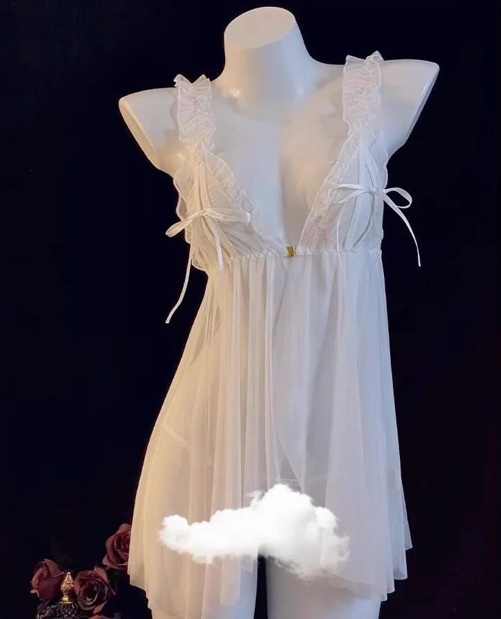 Bow mesh dress - Image 12