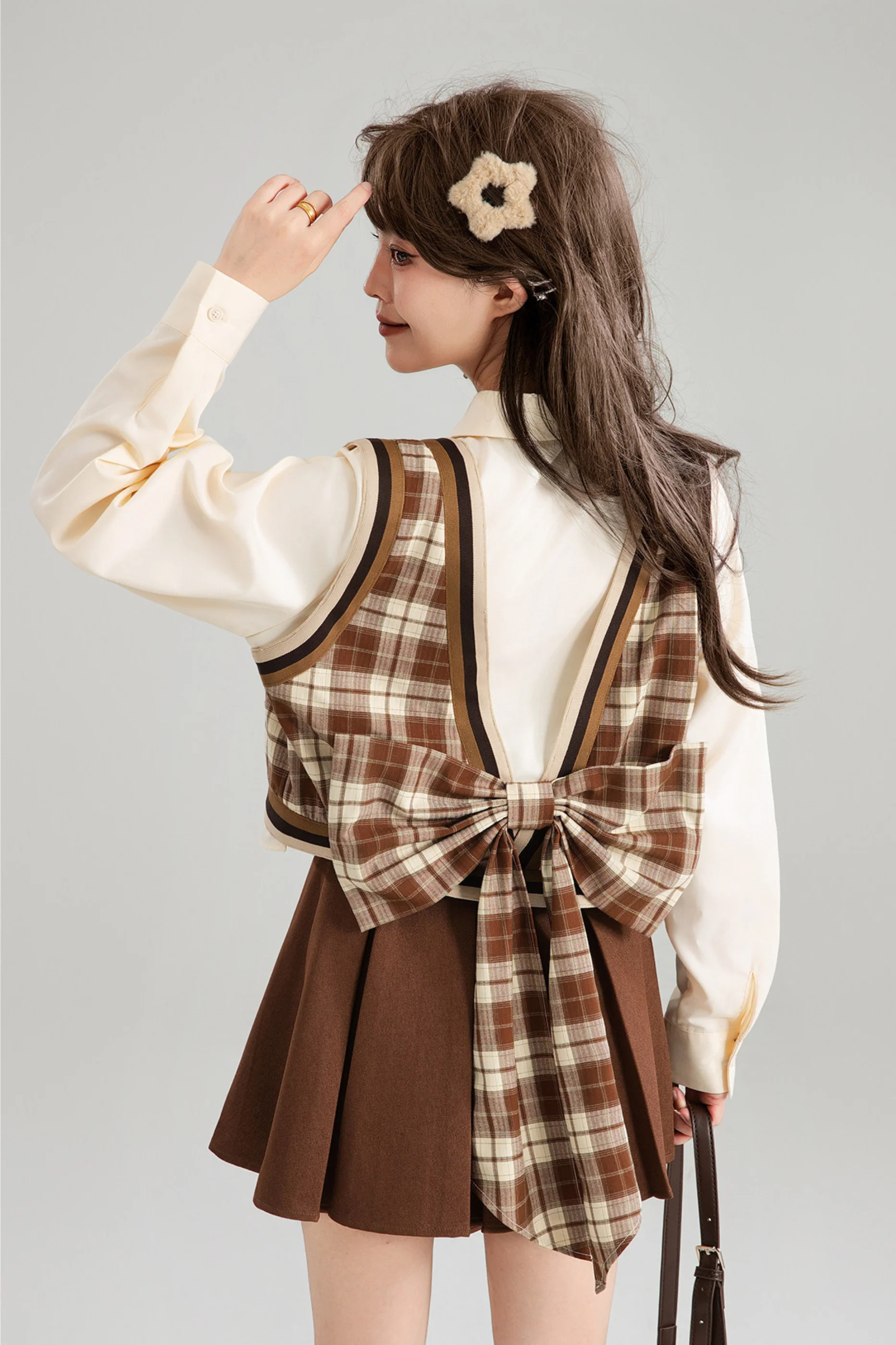 American Vintage Check Top + Skirt - Image 2