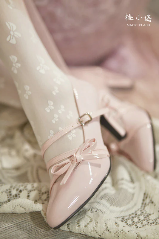 Bow Tie Lolita High Heels - Image 4