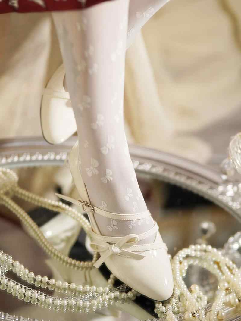 Bow Tie Lolita High Heels - Image 5