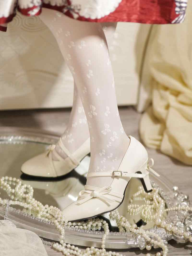 Bow Tie Lolita High Heels - Image 9