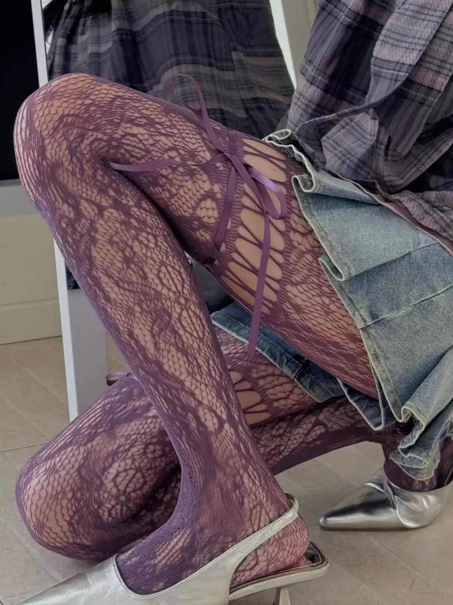 Bows Fishnet Stockings - Image 2