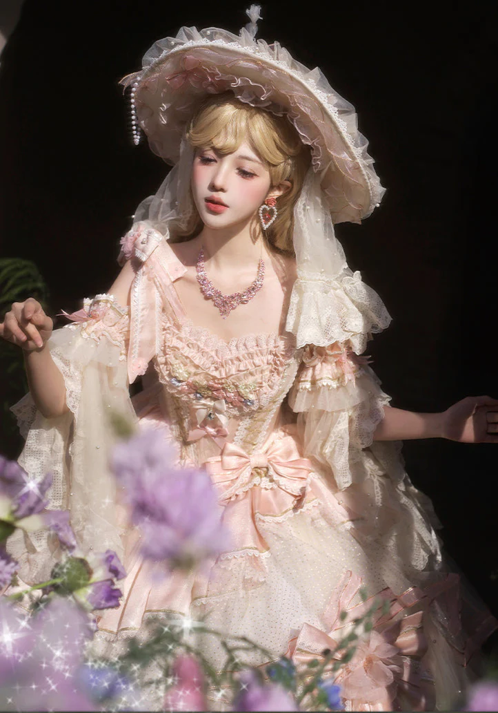 Bows Mesh Lace Lolita Dress - Image 2