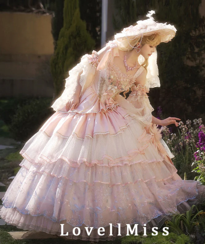 Bows Mesh Lace Lolita Dress - Image 4