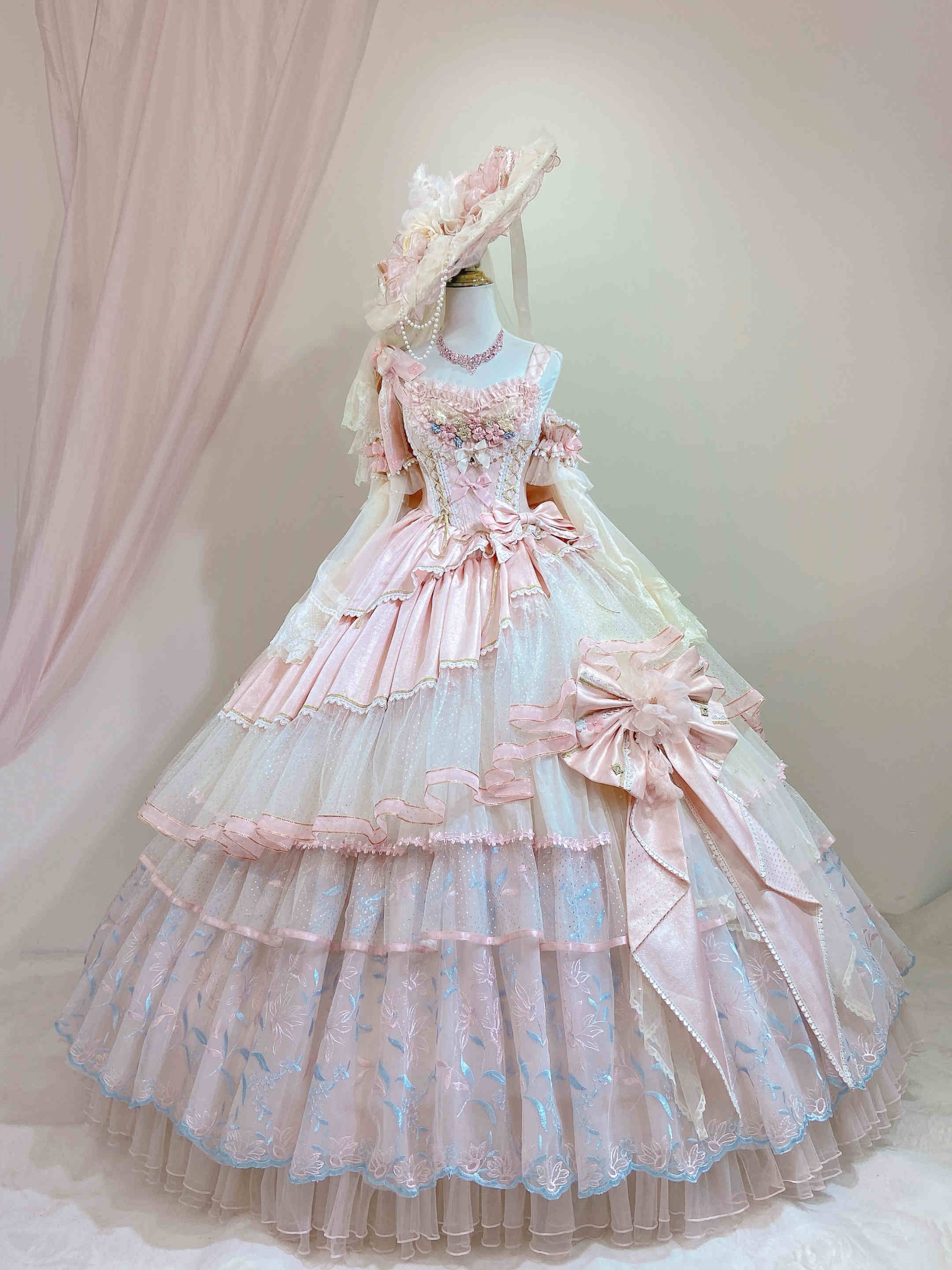 Bows Mesh Lace Lolita Dress - Image 7