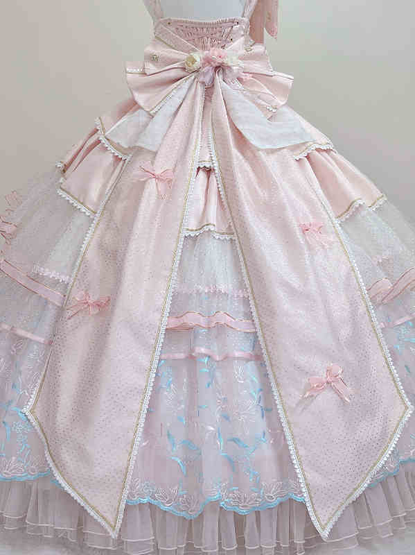 Bows Mesh Lace Lolita Dress - Image 9