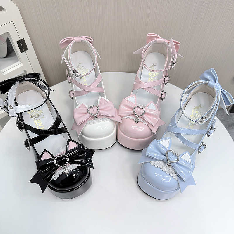Bows Round Toe Coquette Shoes - Image 3
