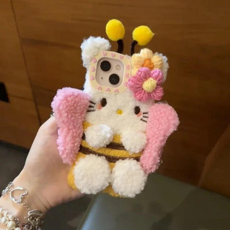 Bumble Bee Kitten iPhone Case - Image 4