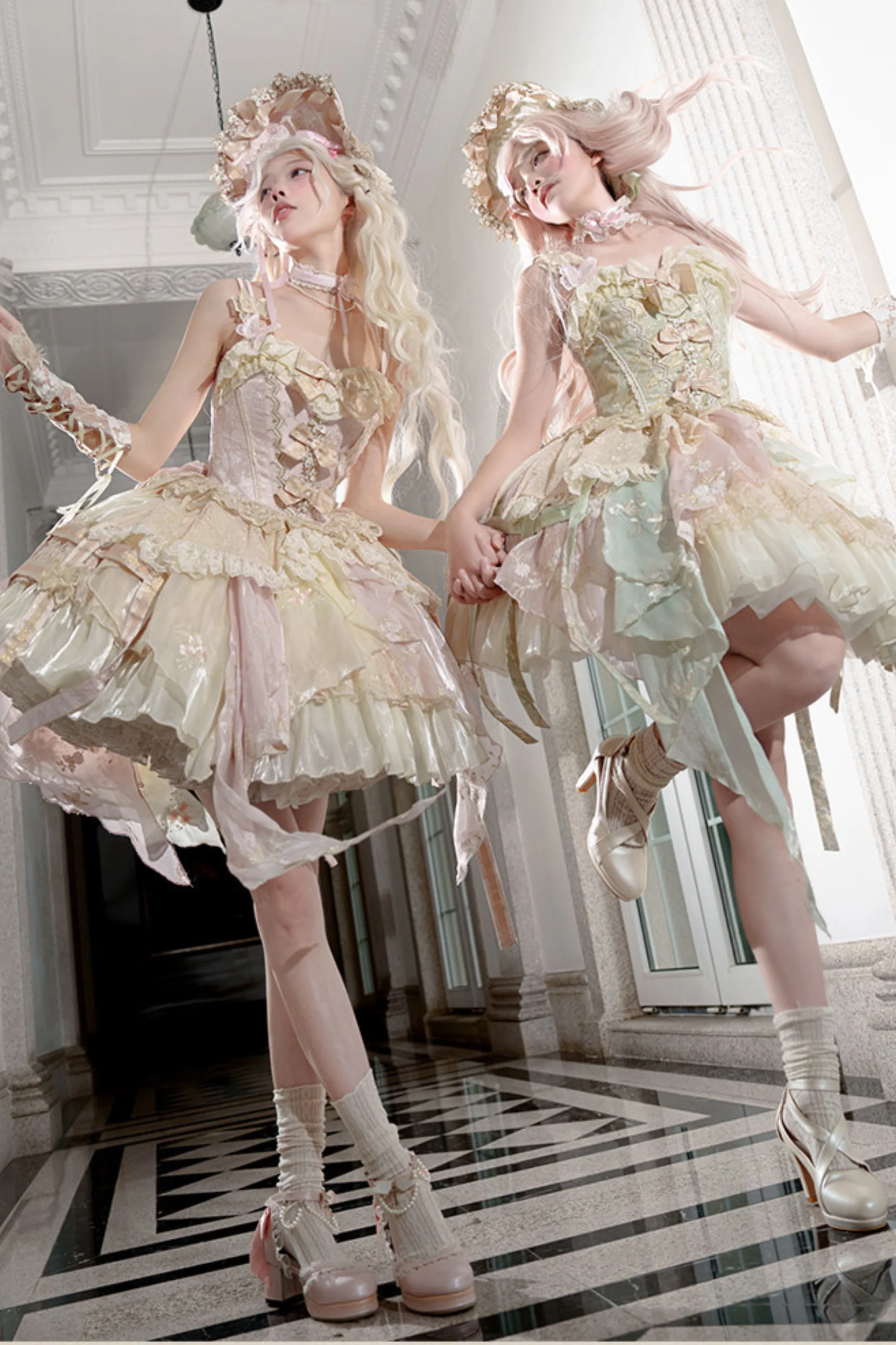 Gorgeous Butterfly Asymmetrical Lolita Dress + Accessories - Image 14