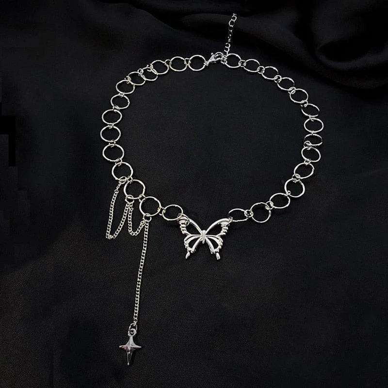 Butterfly Dainty Chain Choker - Image 7