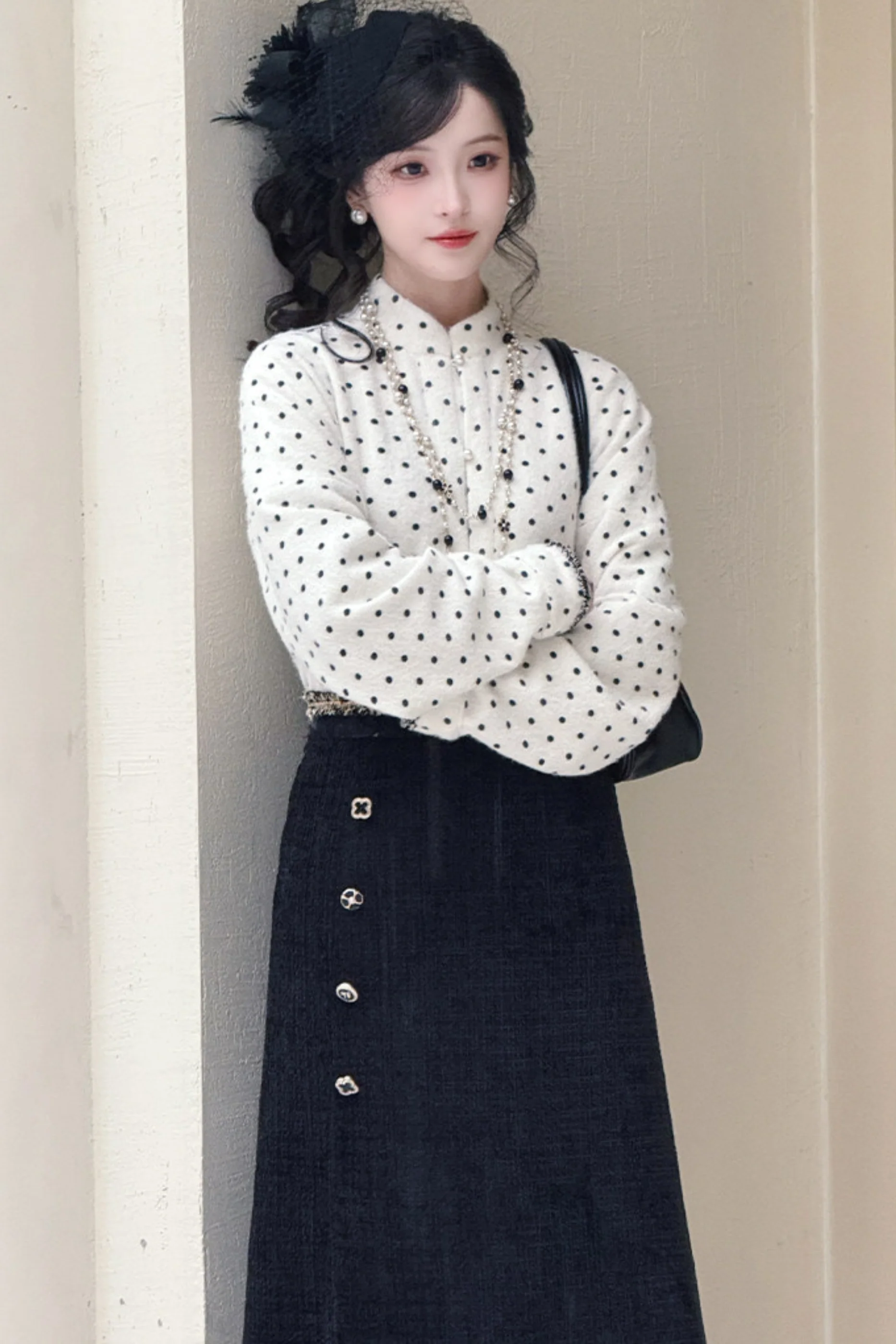 Butterfly Ink Dot Jacket Set - Image 7