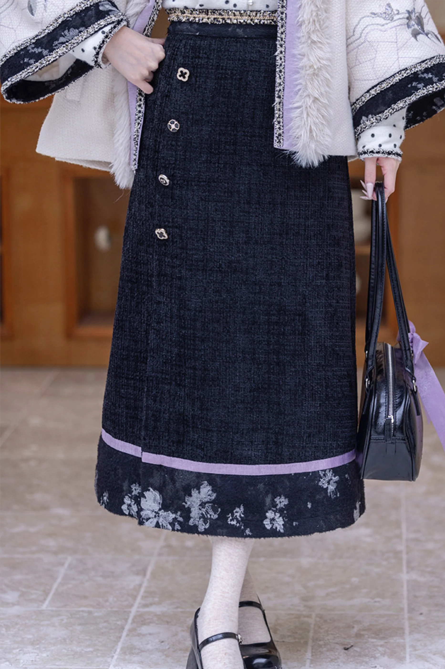 Butterfly Ink Dot Jacket Set - Image 8