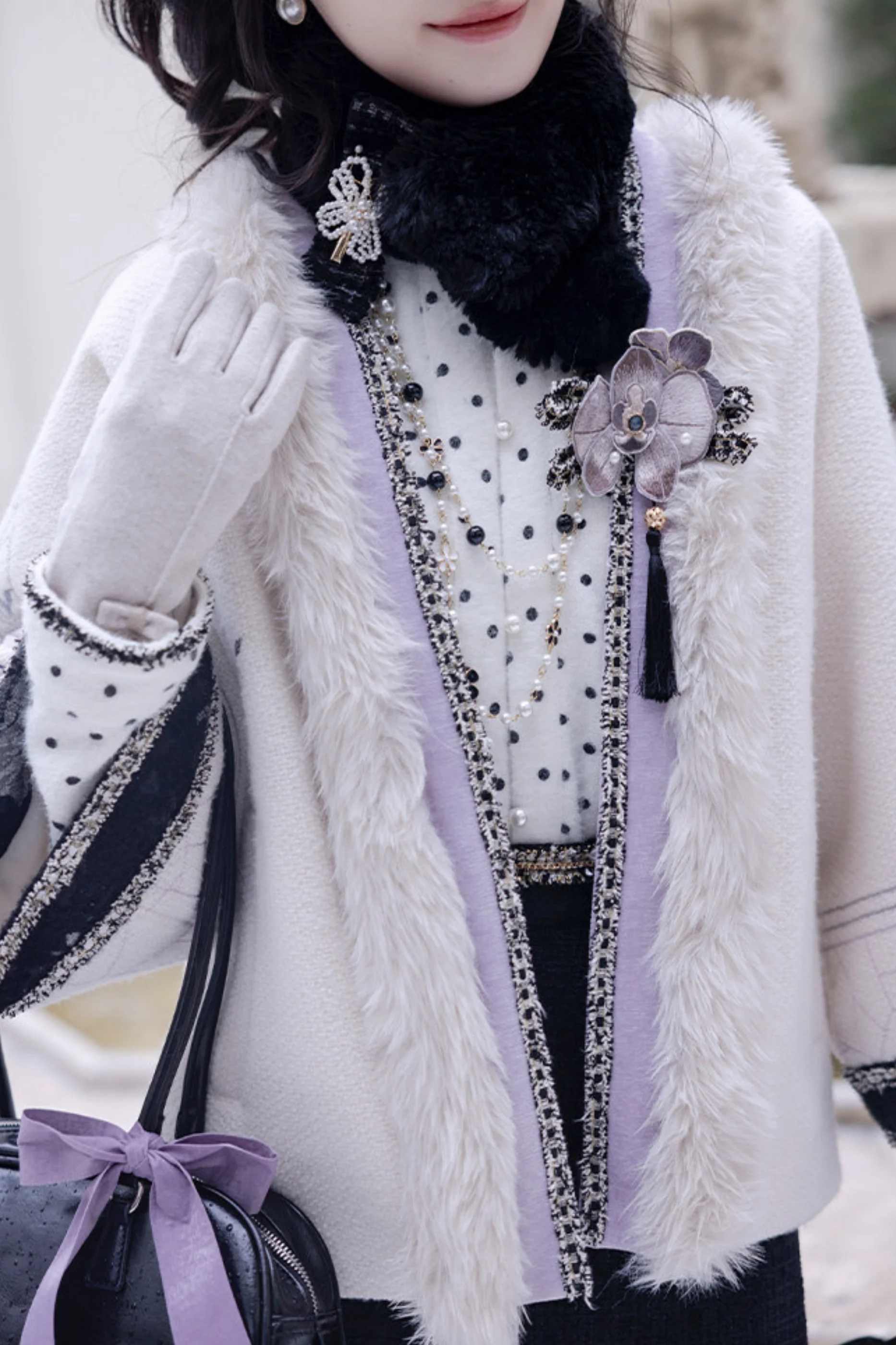 Butterfly Ink Dot Jacket Set - Image 9