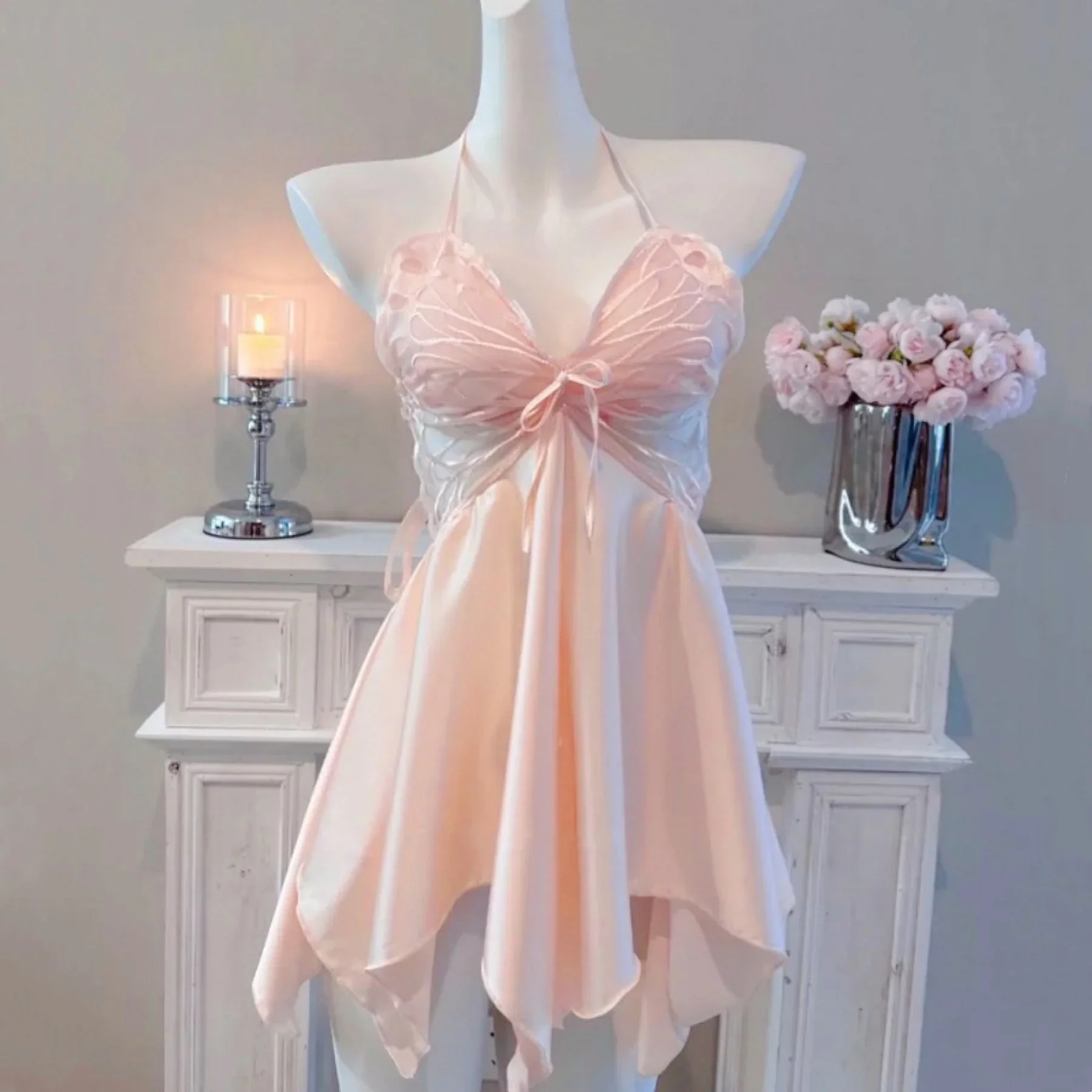 Butterfly Mesh Dress - Image 5