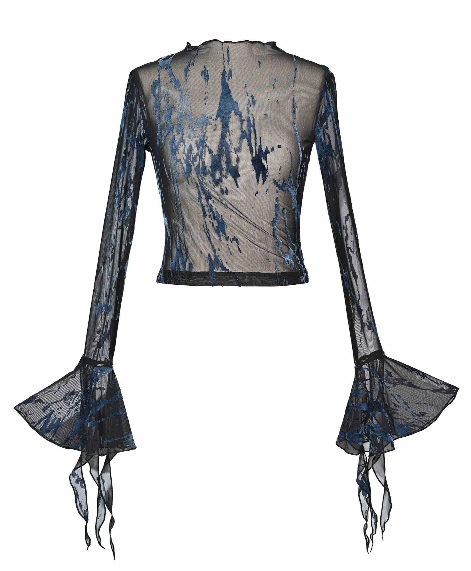 Butterfly Y2K Rivet Chain Mesh Two-piece Set - Image 2