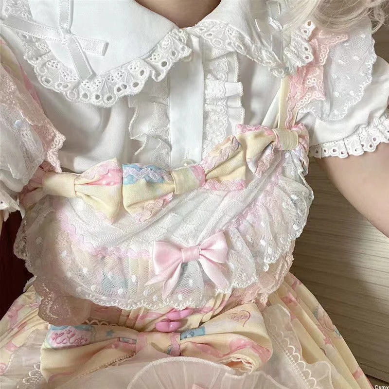 Sweet Lolita Doll Collar Short Sleeve Blouse - Image 6