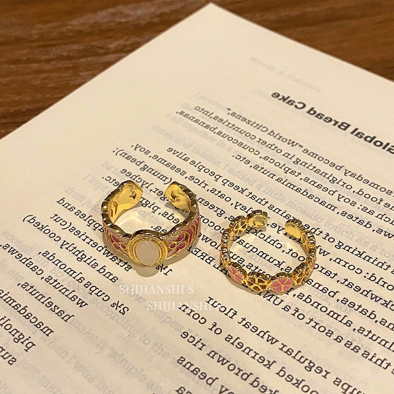 camellia butterfly kawaii ring - Image 9