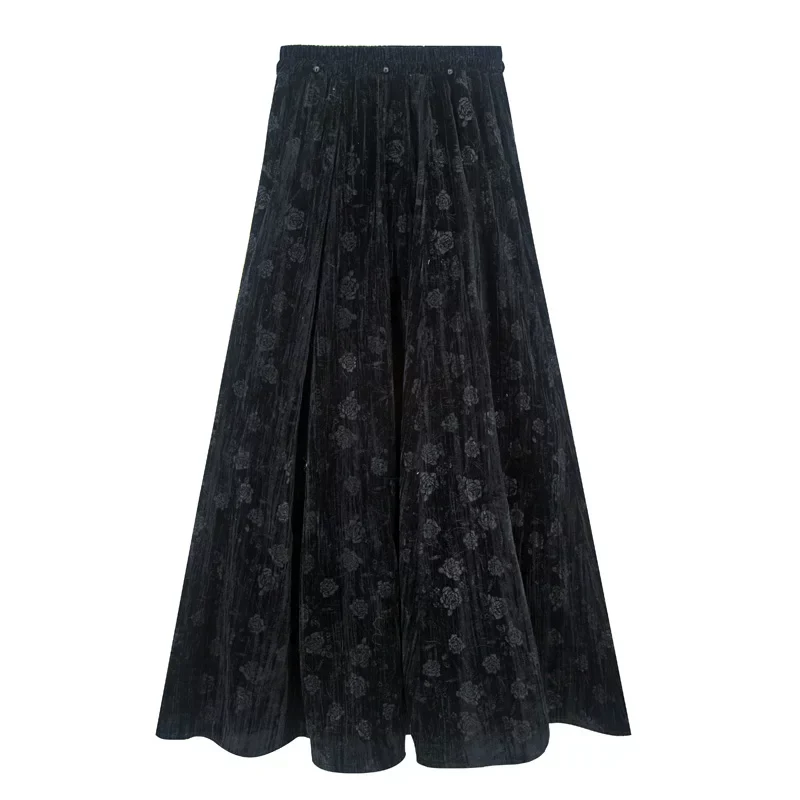 Camellia Embroidered Gold Top - Image 19