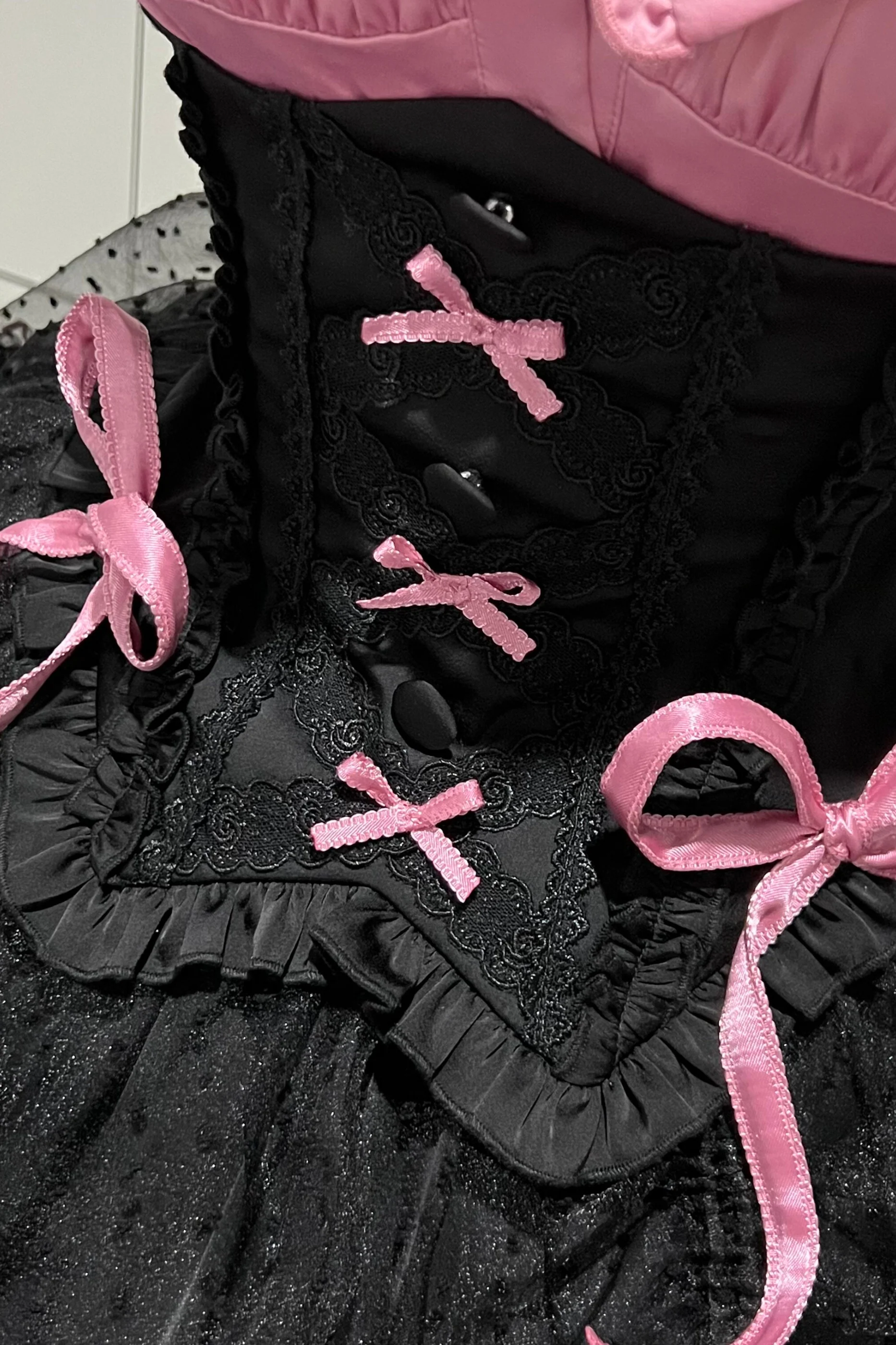 【Pre-order until March 10】Candy Heartbeat Lolita Shirt + Jumper Skirt + Hat + Ribbon - Image 4