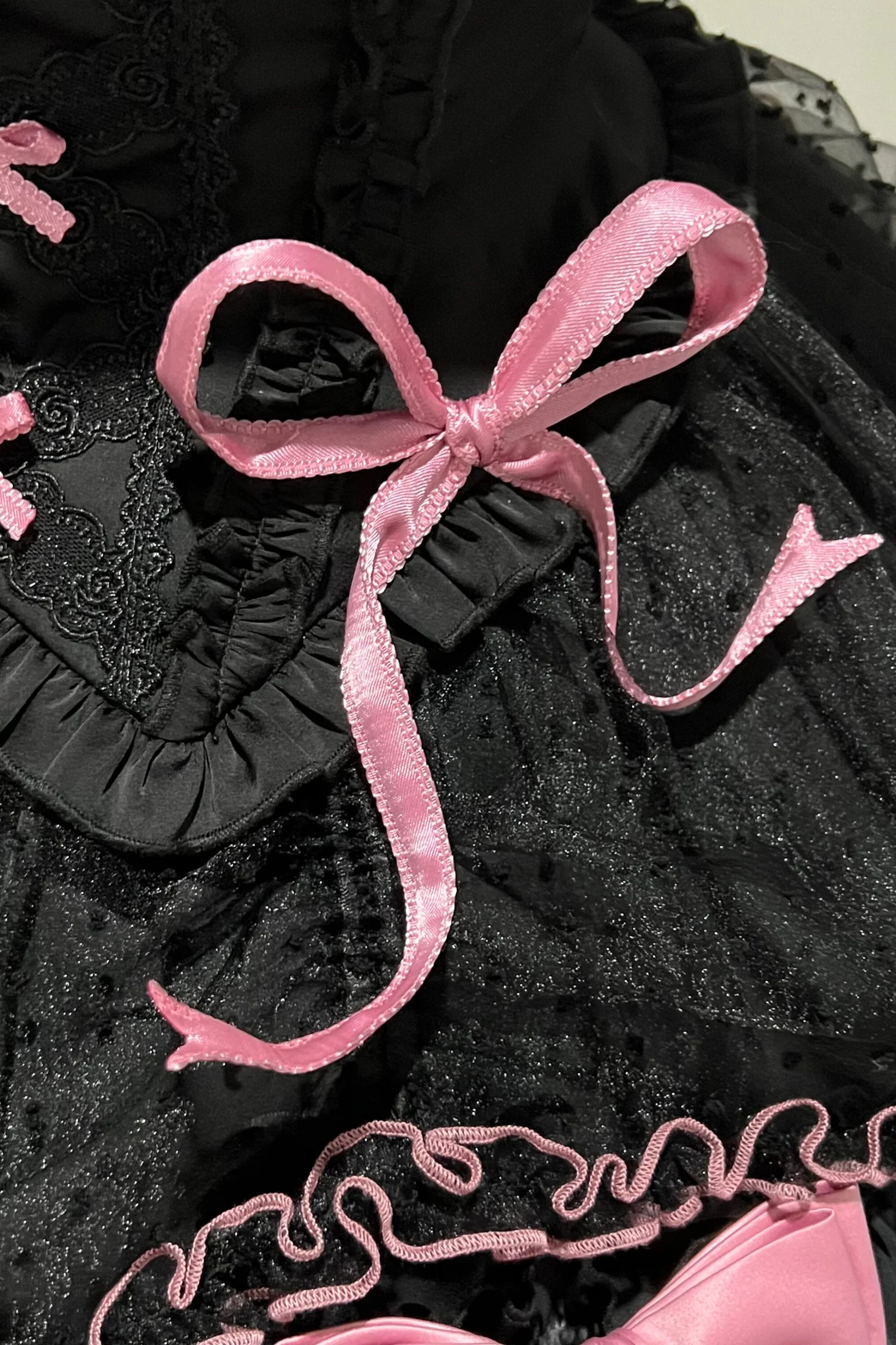 【Pre-order until March 10】Candy Heartbeat Lolita Shirt + Jumper Skirt + Hat + Ribbon - Image 6