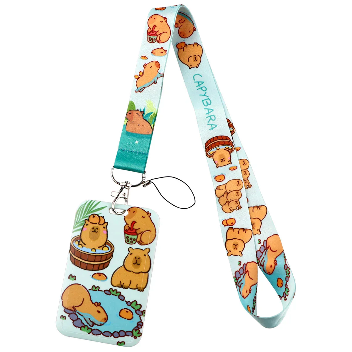 Capybara Lanyard & Card Holder - Image 4