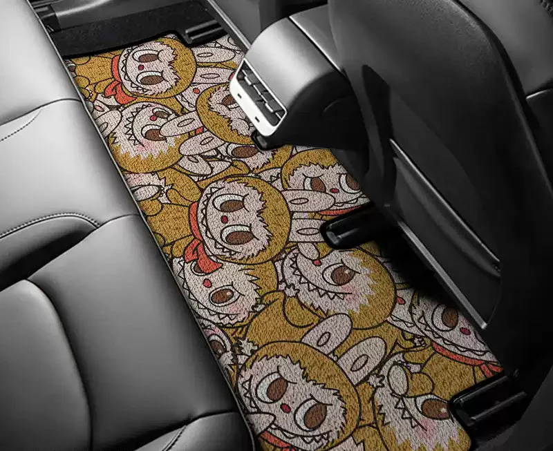 cartoon silk circle rear car floor mat - Image 2