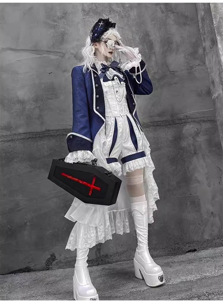 Ouji Lolita Shorts Suits Prince Male Lolita Shirt - Image 20