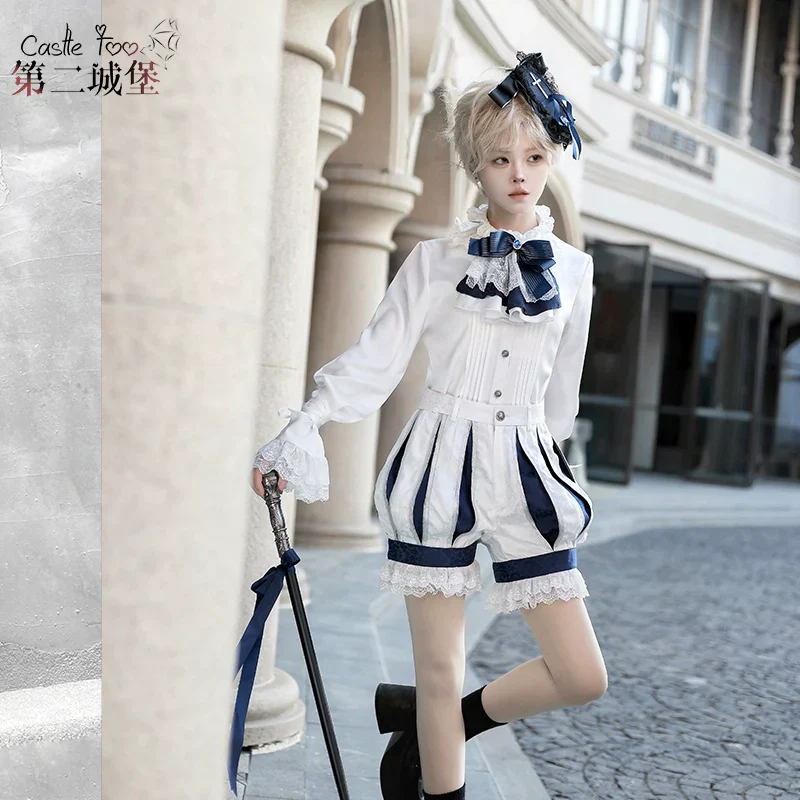 Ouji Lolita Shorts Suits Prince Male Lolita Shirt - Image 24