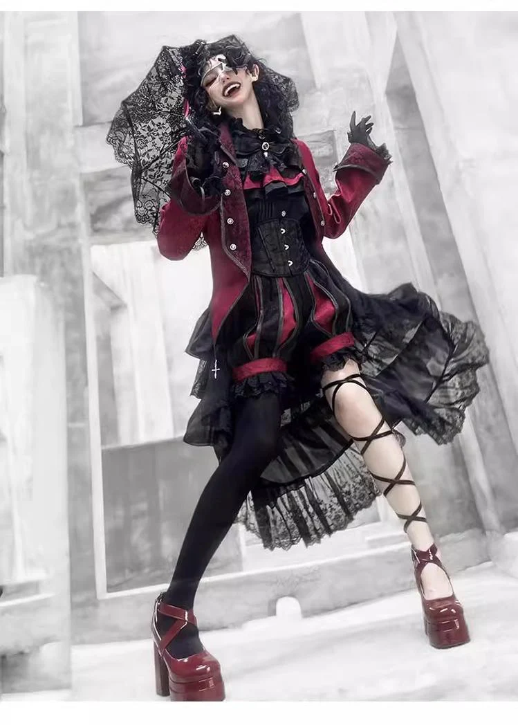 Ouji Lolita Shorts Suits Prince Male Lolita Shirt - Image 7
