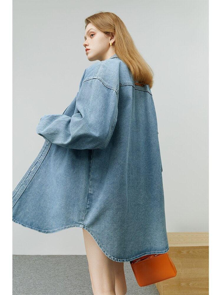 Casual Denim Shirt - Image 3