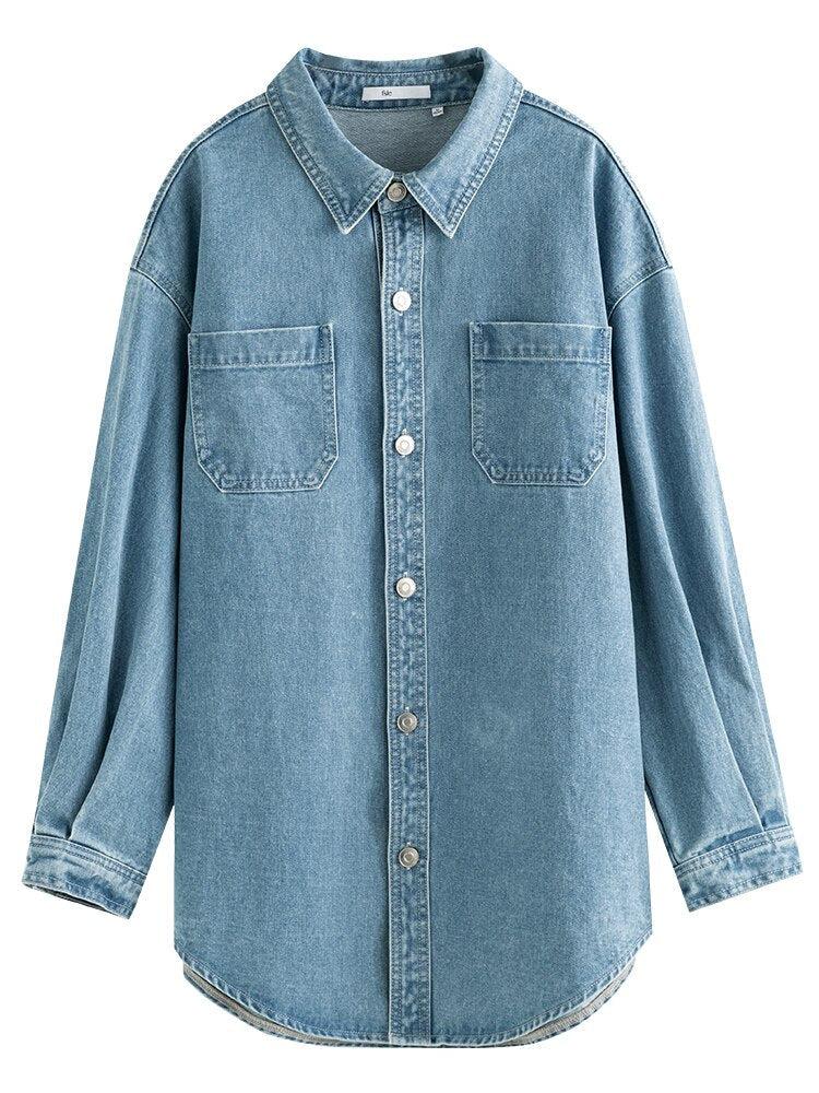 Casual Denim Shirt - Image 6
